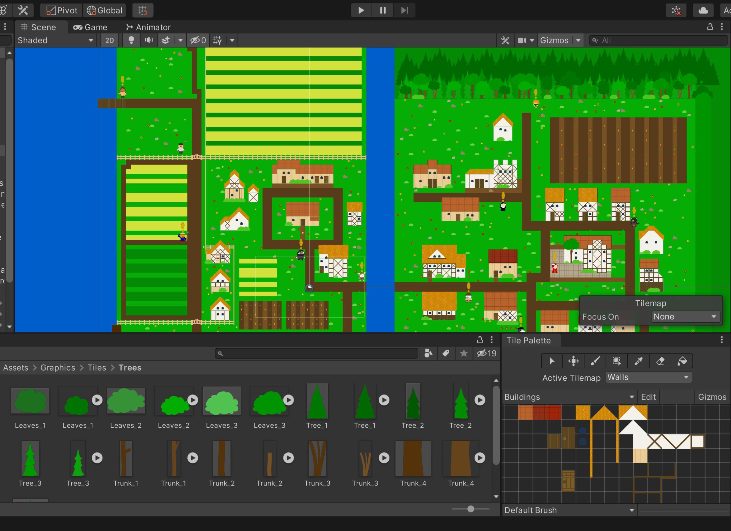 Environment graphics and tiles